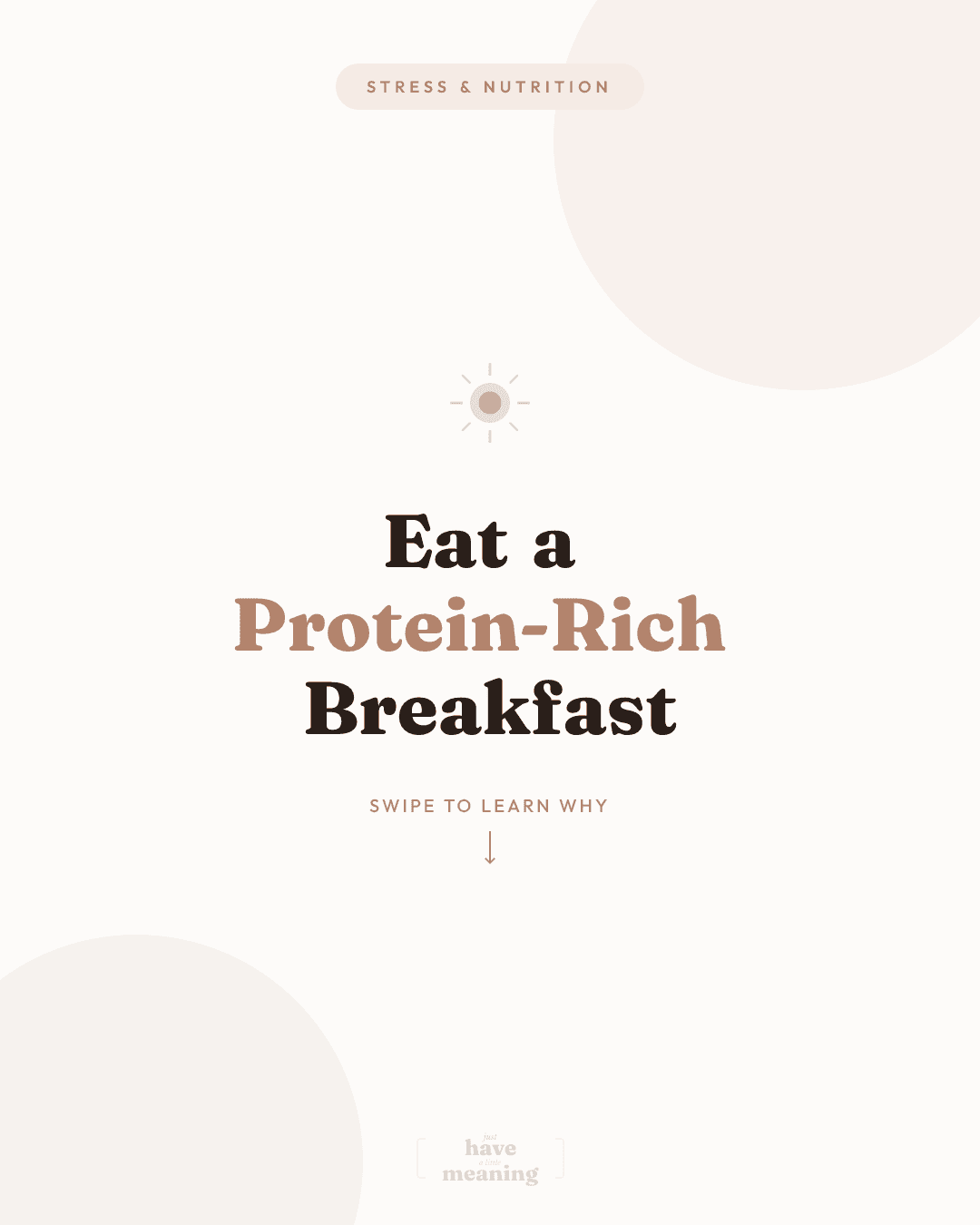 Eat a Protein-Rich Breakfast